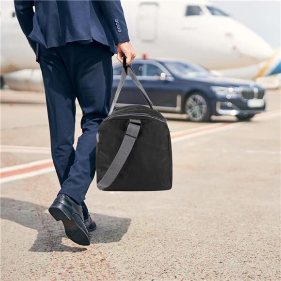 30 Liter,17 Inch Canvas Duffle Bags for Men and Women–Travel Weekender Overnight - Picture 2 of 8